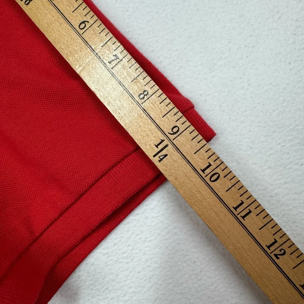 Polo Ralph Lauren Mens‎ Classic Fit Red Short Sleeve Cotton Polo Shirt Medium